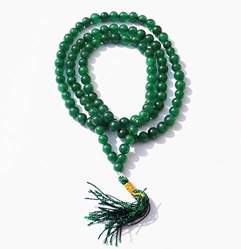 Kannssky Green Agate Hakik Japa Mala | Grocsy