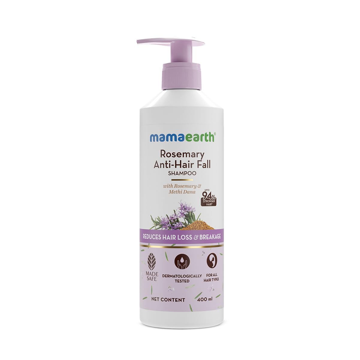 Mamaearth Rosemary Anti Hair Fall Shampoo | Grocsy