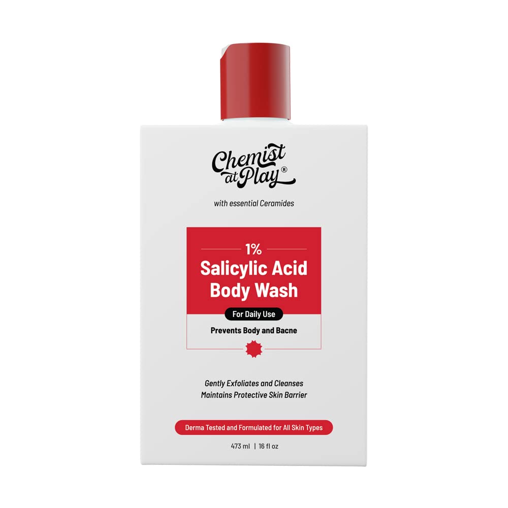 Chemist At Play Acne Control Body Wash for Body Acne, Bumpy Skin & Deep Cleanses Skin | Grocsy