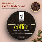 NutriGlow NATURAL'S Raw Irish Coffee Face & Body Scrub | Grocsy
