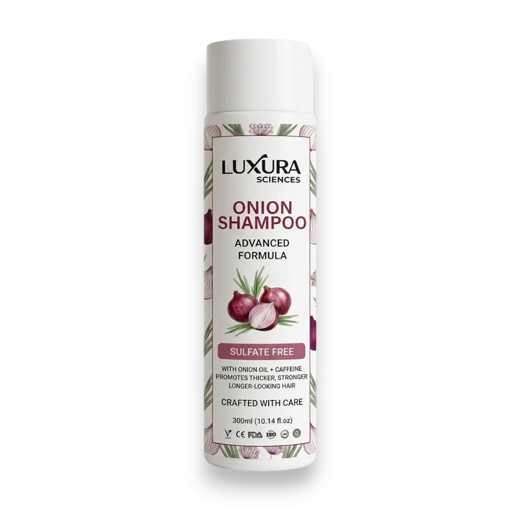 Luxura Sciences Onion Oil Shampoo For Hair Growth | Grocsy