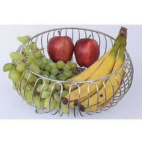 Stainless Steel Vegetable and Fruit Bowl Basket | Grocsy