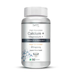 Vokin Biotech Calcium with Magnesium, Vitamin D3 & Vitamin K2- Mk-7 - Support Bone Health- 572mg | Grocsy