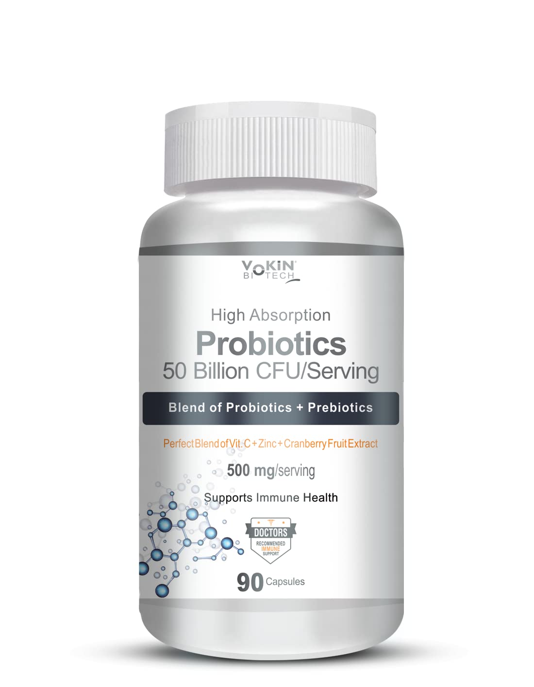 Vokin Biotech Probiotics 50 Billion CFU Multi Capsules | Grocsy