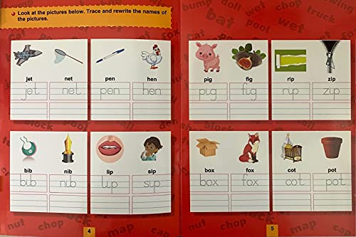 Scholars Hub Reusable And Washable Wipe And Clean Books For Kids (Set Of 3 Books) : Alphabet, Numbers & Words | 48 Pages | Writing Books | Helps Child To Write, Wipe And Write Again. | Grocsy