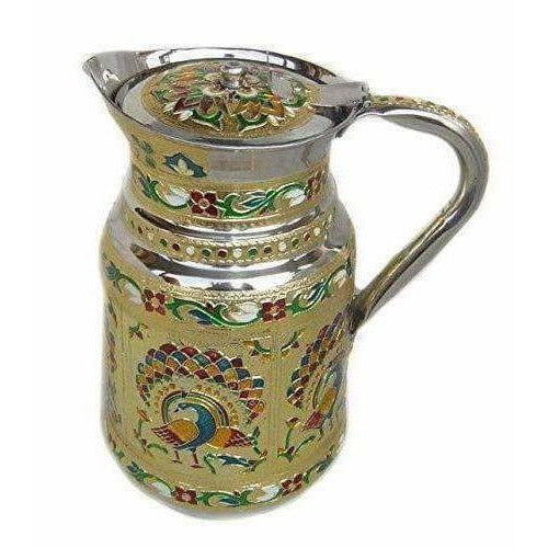 Stainless Steel -  Water Pitcher (Multicolour) | Grocsy