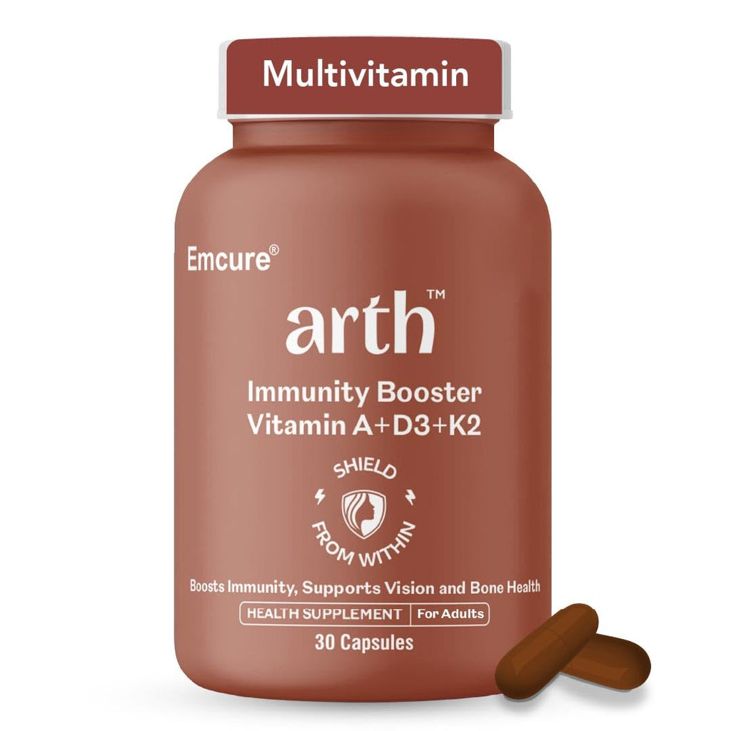 Arth Multivitamin Supplement With Vitamins A, D3 & K2 Capsules | Grocsy