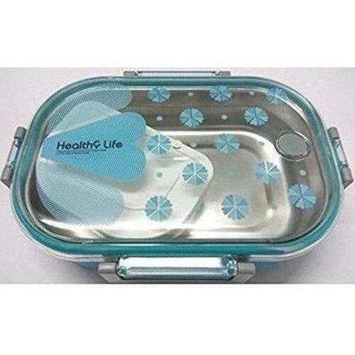 Stainless Steel School Lunch Box with Transparent Lid | Grocsy