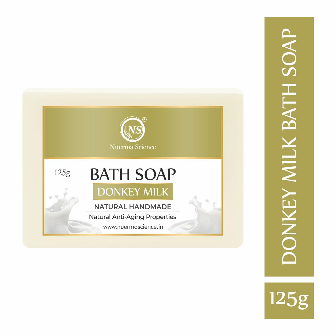 Nuerma Science Donkey Milk Bath Soap | Nourishes & Revitalizes Skin | Grocsy