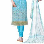 Cotton Salwar Suit Blue | Grocsy