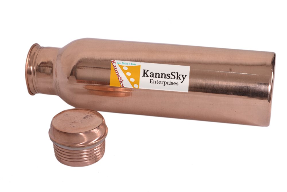 Kannssky Copper Water Bottle | Grocsy