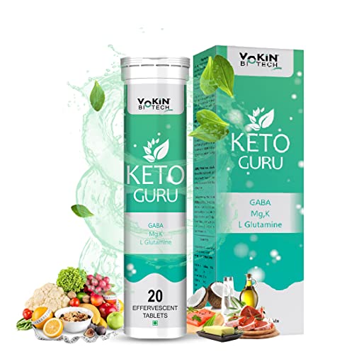 Vokin Biotech Keto Guru For weight Loss With Effervescent Water Soluble Tablets | Grocsy