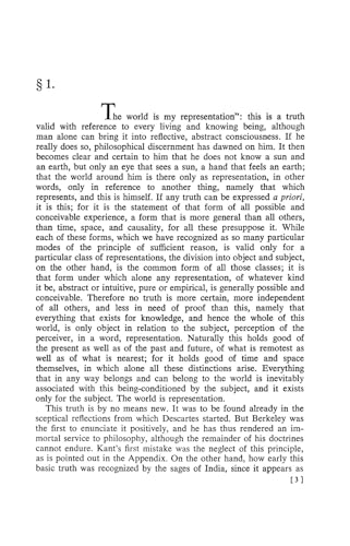 The World as Will and Representation, Vol. 1 by Schopenhauer, Arthur | Grocsy