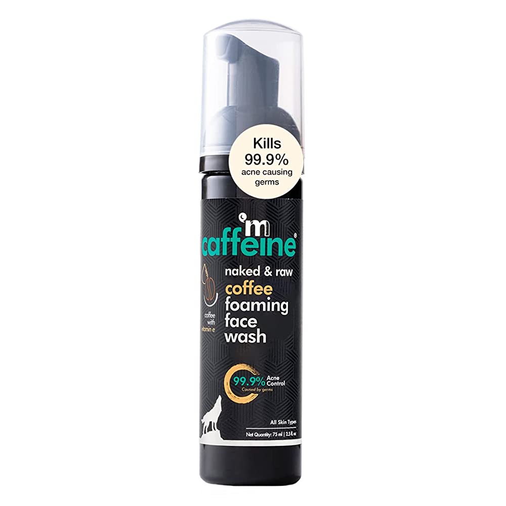mCaffeine Anti Acne Coffee Foaming Face Wash | Grocsy