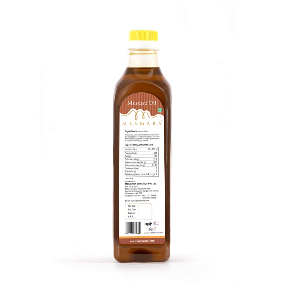 Mesmara Cold Pressed Mustard Oil | Grocsy