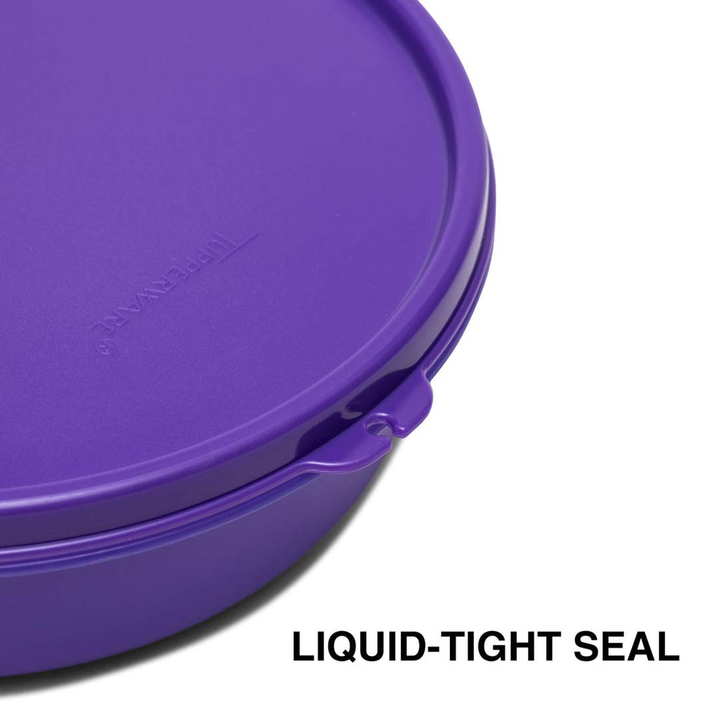 Tupperware. Solid Plastic Bowl - 1000ml, 4 Piece, Multicolour | Grocsy