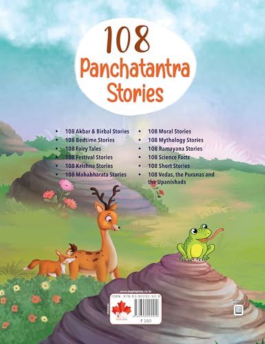 108 Panchatantra Stories (Illustrated) - Story Book For Kids - English Short Stories - Moral Stoy Book - Bedtime Stories - Age 3+ - Read Aloud To Infants, Toddlers | Grocsy