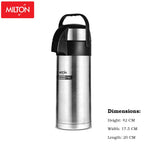 Milton Beverage Dispenser 3500 Stainless Steel for Serving Tea and Coffee, 3.58 Litre, Silver | Grocsy
