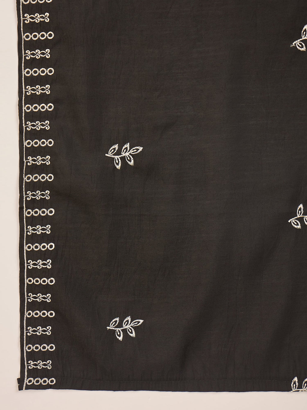 Joban Fashion Black Silk Embroidery Readymade Kurta Set | Grocsy