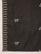 Joban Fashion Black Silk Embroidery Readymade Kurta Set | Grocsy