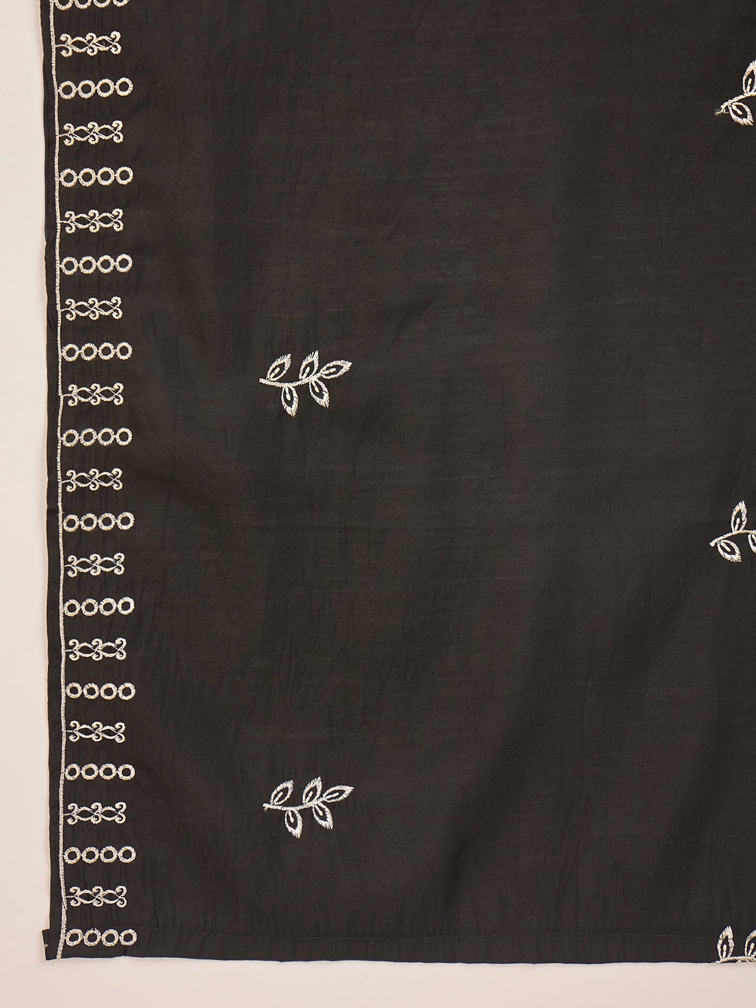 Joban Fashion Black Silk Embroidery Readymade Kurta Set | Grocsy