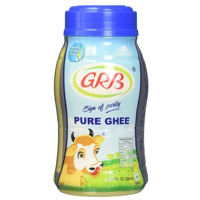 Grb Pure Cow Ghee Sign of Purity | Homemade Organic Authentic Ghee | Grocsy