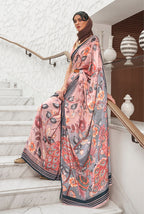 Monjolika Fashion Multi Colour Classic Digital Printed Crepe Silk Saree | Grocsy