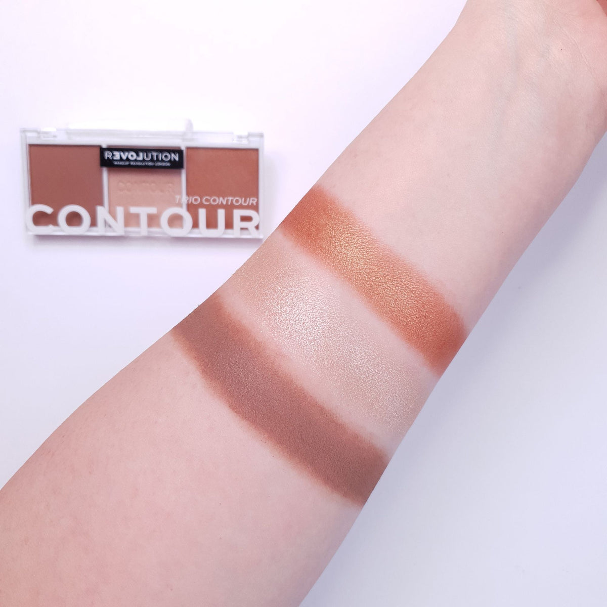 Relove Colour Play Contour Trio Palette Baked Sugar - Baked Sugar | Grocsy