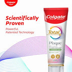 Colgate Total Plaque Release Toothpaste | Tooth Paste with Amino Foam & Zinc | Colgate Paste Toothpaste for Stronger Gums | 3X More Effective at Fighting Plaque - Natural Mint (80gm)(2.8 Ounce) | Grocsy