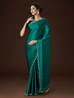 kasee Embellished Satin Saree | Grocsy