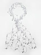 Panash Women White Pearls Embellished Tiara | Grocsy