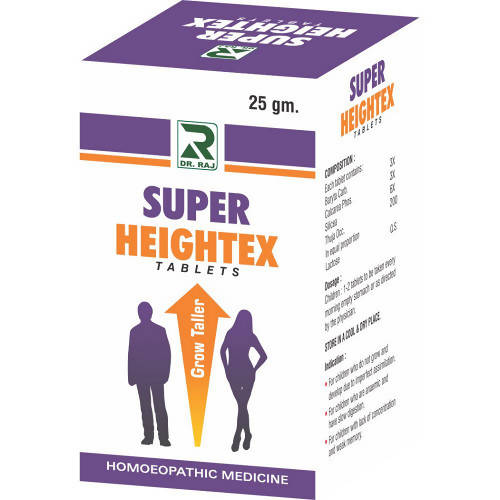 Dr. Raj Homeopathy Super Heightex Tablets | Grocsy