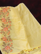 Shades of Sky Blue Chanderi Saree for Regular/Office Wear By Gayathri Reddy Designer Studio | Grocsy