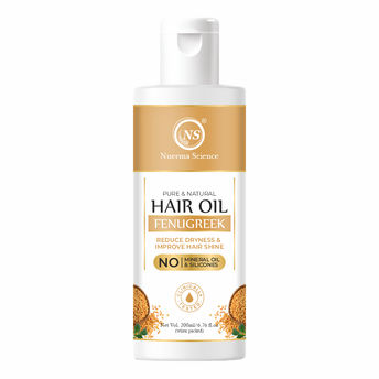 Nuerma Science Fenugreek Hair Oil to Reduce Dryness & Improve Hair Shine | Grocsy