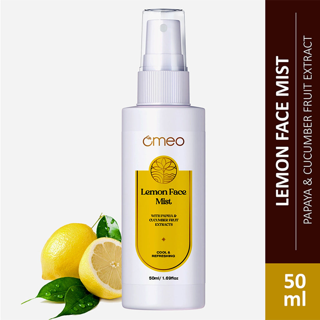 Omeo Lemon Face Mist With Papaya & Cucumber Extract - Cool & Refershing | Grocsy