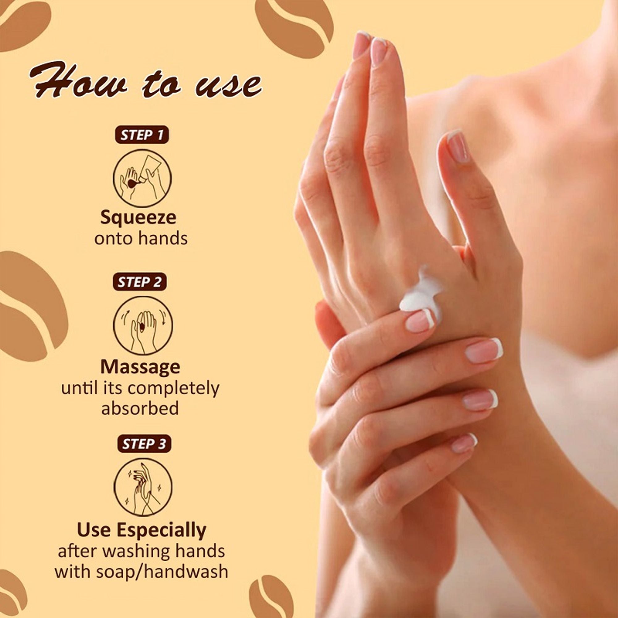 Omeo Coffee Hand Cream - For Glowing & Hydrated Hands | Grocsy