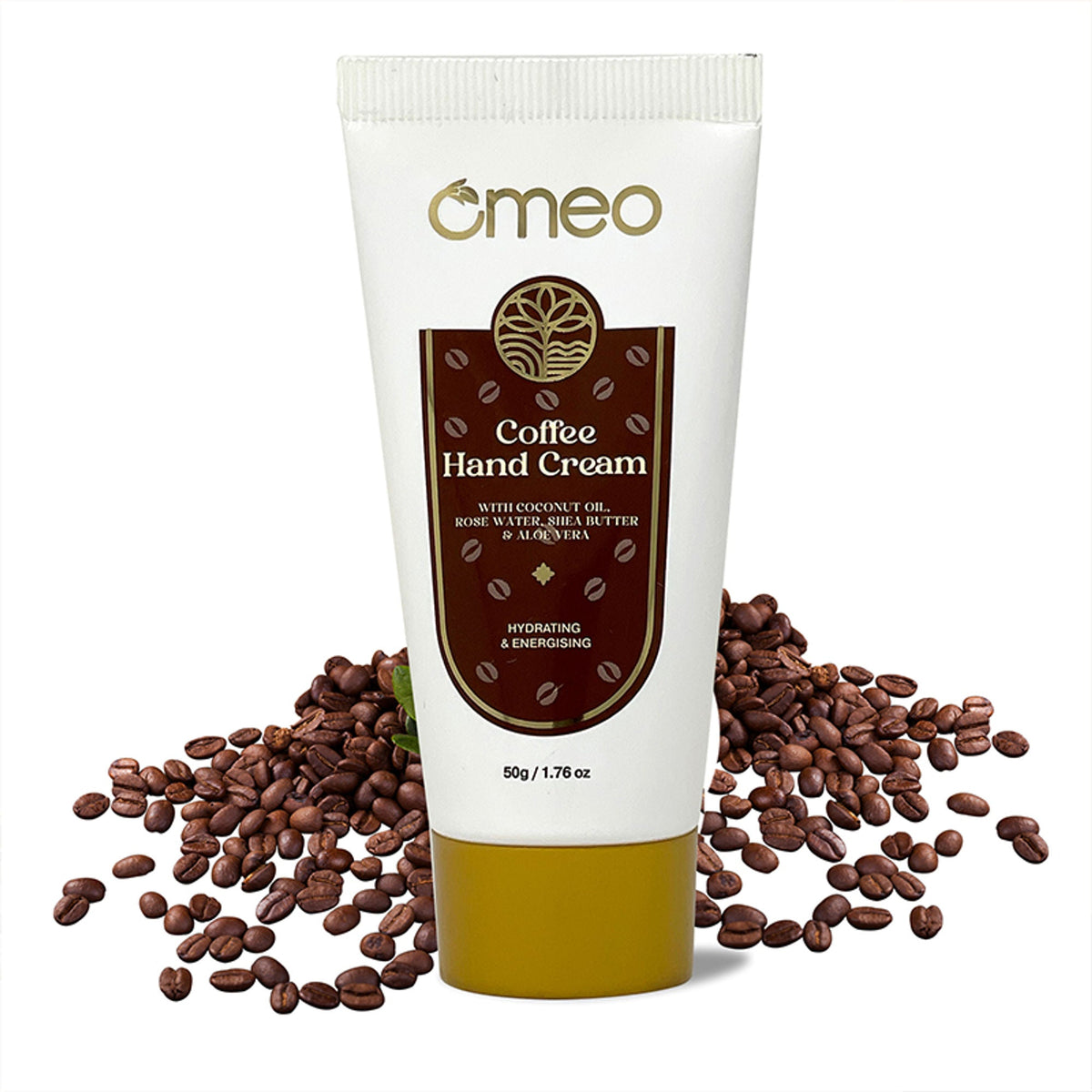 Omeo Coffee Hand Cream - For Glowing & Hydrated Hands | Grocsy
