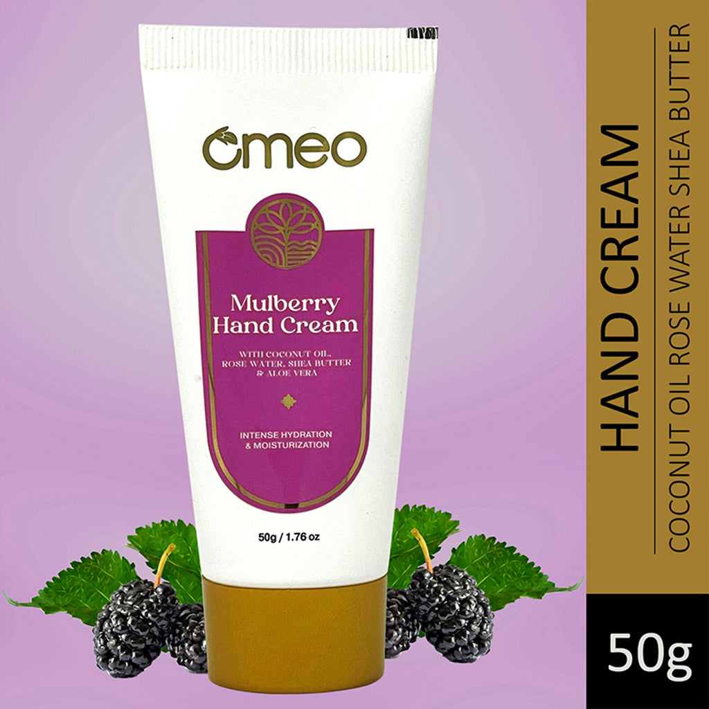 Omeo Mulberry Hand Cream - For Glowing & Hydrated Hands | Grocsy