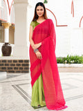 Tikhi Imli Georgette Half and Half Saree | Grocsy