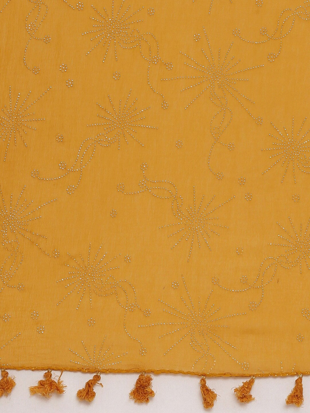 Souchii Mustard Solid Dupatta | Grocsy