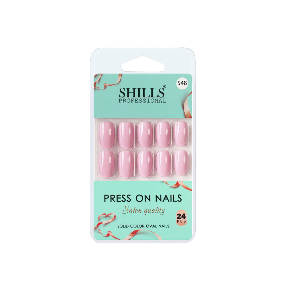 Shills Professional Reusable Press On Nails Oval - SPN548 | Grocsy