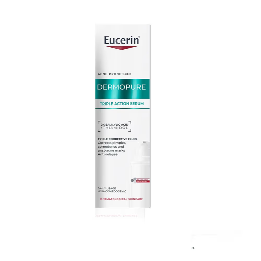 Eucerin Dermopurifyer Toner Cleansing Gel & Serum Combo | Grocsy