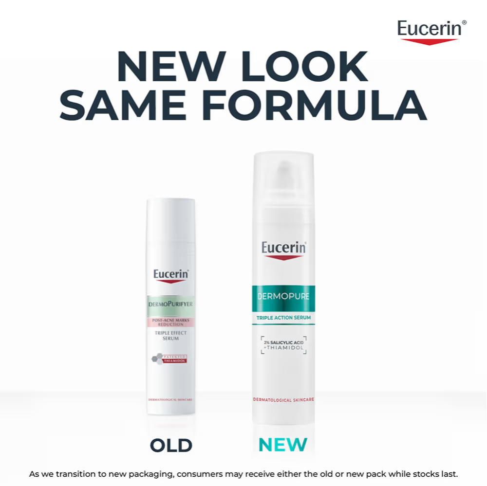 Eucerin Dermopurifyer Toner Cleansing Gel & Serum Combo | Grocsy