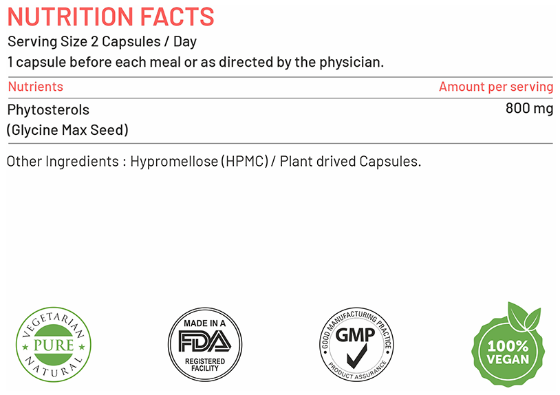 Bliss Welness Heart Health Phytosterols High Potency Lipid Support Veg Capsule | Grocsy