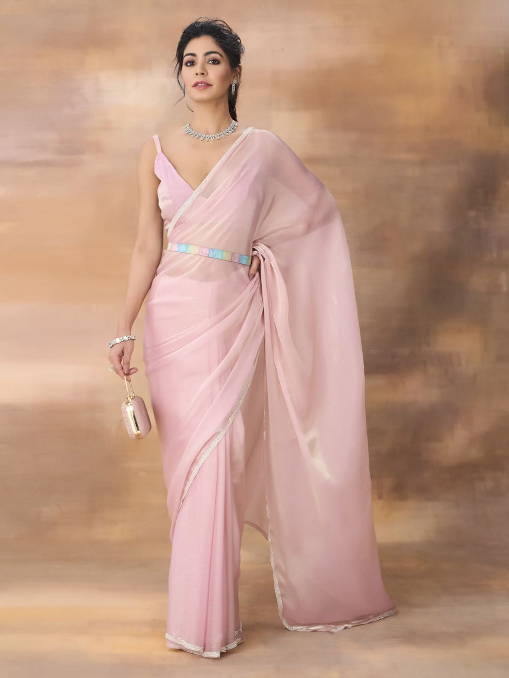 kasee Embellished Beads and Stones Saree | Grocsy