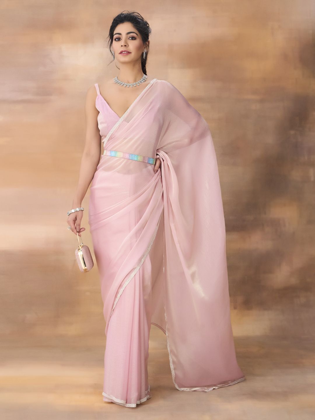 kasee Embellished Beads and Stones Saree | Grocsy