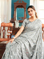 Tikhi Imli Embellished Sequinned Heavy Work Saree | Grocsy