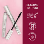 Swiss Beauty Precision Thickening Long Lash Mascara ,Waterproof , Smudge-Proof - Black | Grocsy