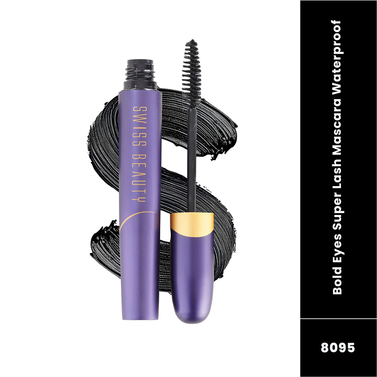 Swiss Beauty Bold Eyes Super Lash Mascara Waterproof - Black | Grocsy