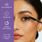 Swiss Beauty Bold Eyes Super Lash Mascara Waterproof - Black | Grocsy